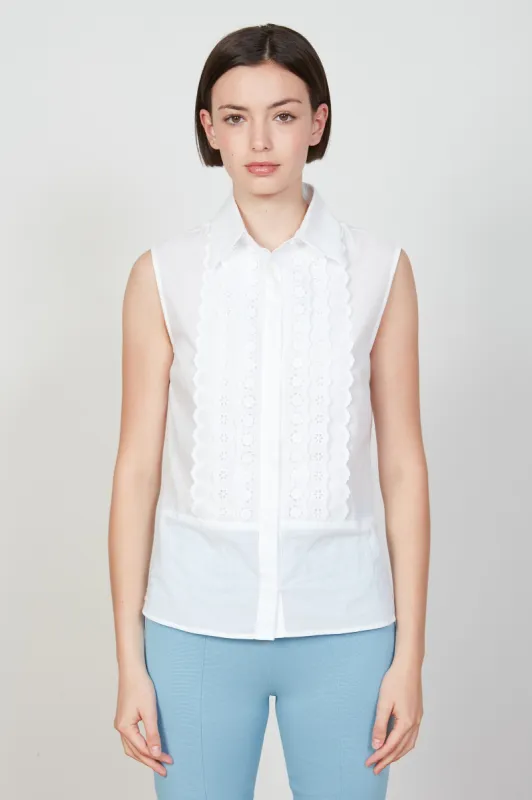 Chemise sans manches en percale de coton sold by Paul & Joe