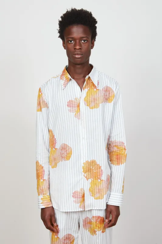 Chemise coupe droite en percale de coton à motifs sold by Paul & Joe