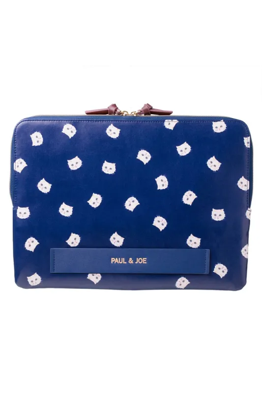 Pochette d'ordinateur bleue imprimée Gipsy sold by Paul & Joe