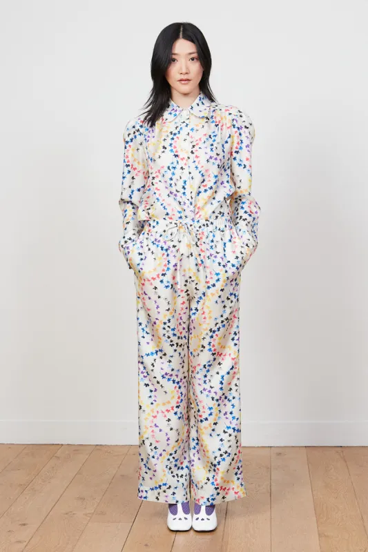 Pantalon imprimé à la coupe ample sold by Paul & Joe