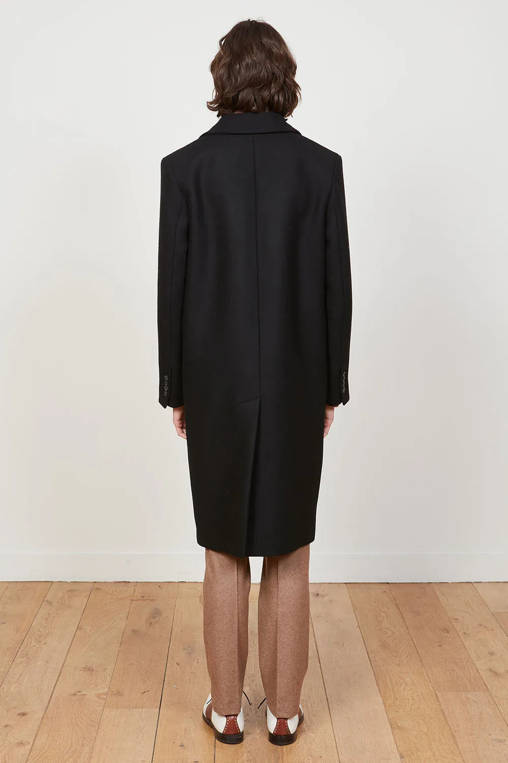 Manteau long en laine au simple boutonnage sold by Paul & Joe product image thumbnail 3