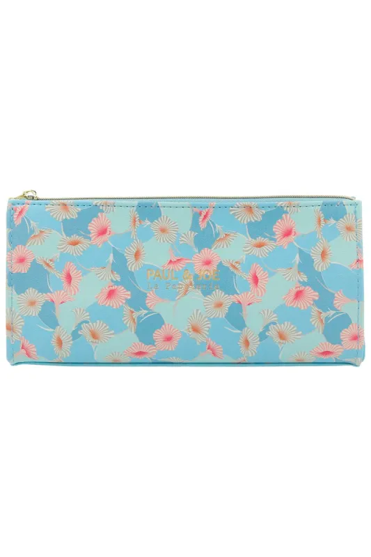 Trousse bleue à l'imprimé fleuri sold by Paul & Joe