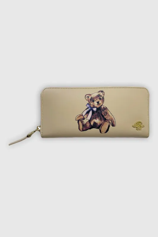 Portefeuille en cuir imprimé ourson sold by Paul & Joe