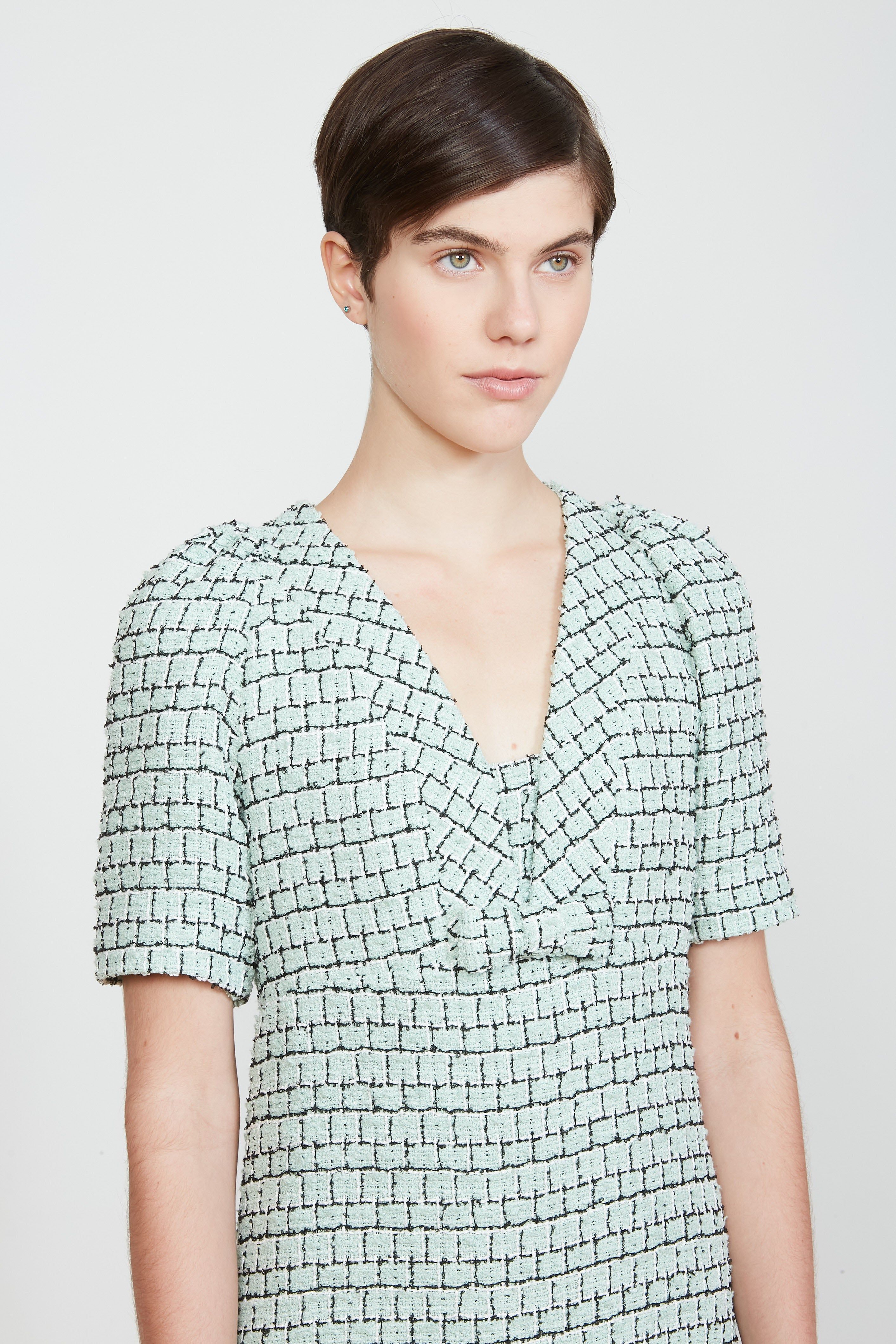 Robe en tweed coupe trapèze sold by Paul & Joe product image thumbnail 3