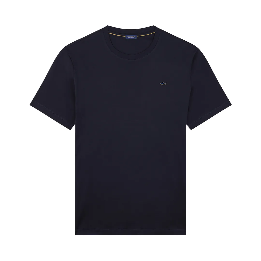 Aqua Touch cotton T-shirt, Man, Blue Nights-gold, Size: M sold by Paul & Shark