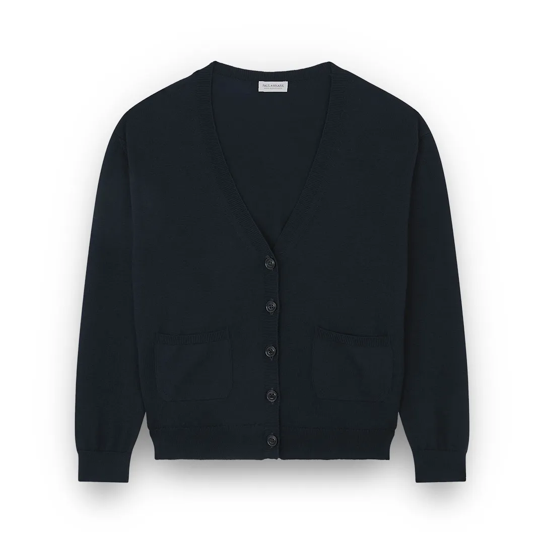 Wool and cashmere cardigan, Woman, Blue, Size: M sold by Paul & Shark