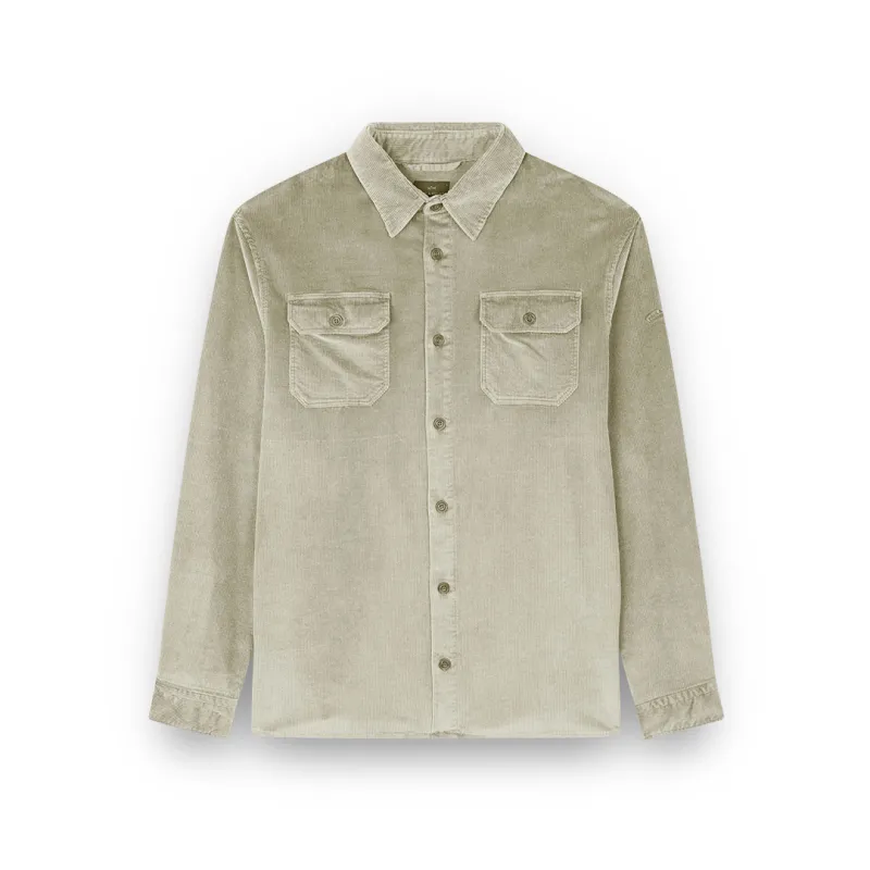 Velvet Overshirt, Man, Almond, Size: M sold by Paul & Shark