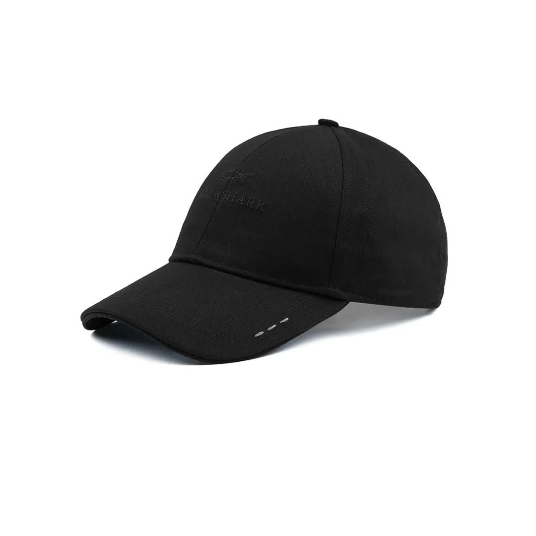 Cotton baseball cap with logo embroidery, Man, Black, Size: M sold by Paul & Shark