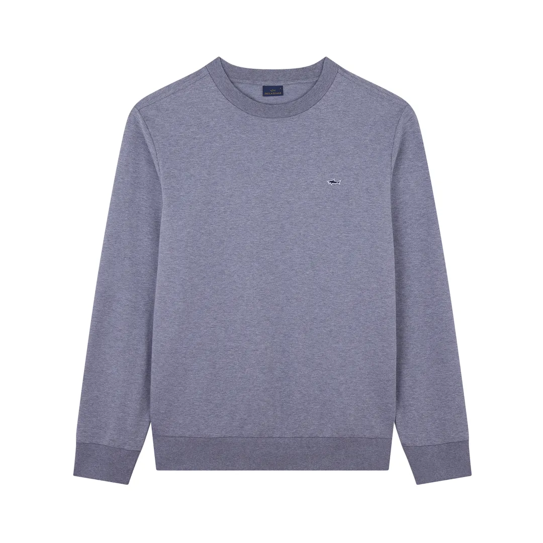 Stretch fleece cotton sweatshirt, Man, Alloy, Size: XL sold by Paul & Shark