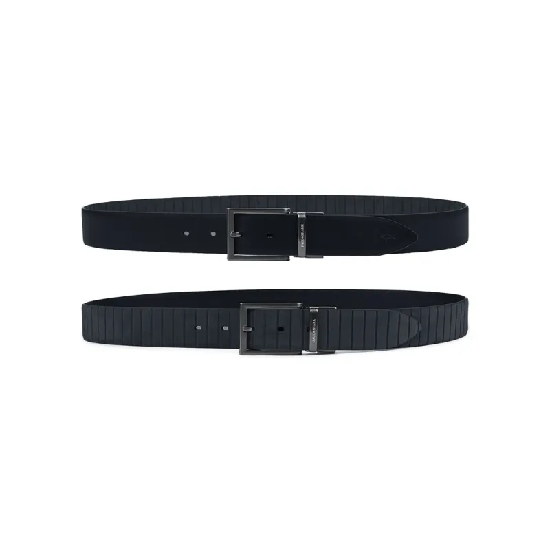 Reversible suede belt, Man, Black Iris/black Iris, Size: 095 sold by Paul & Shark