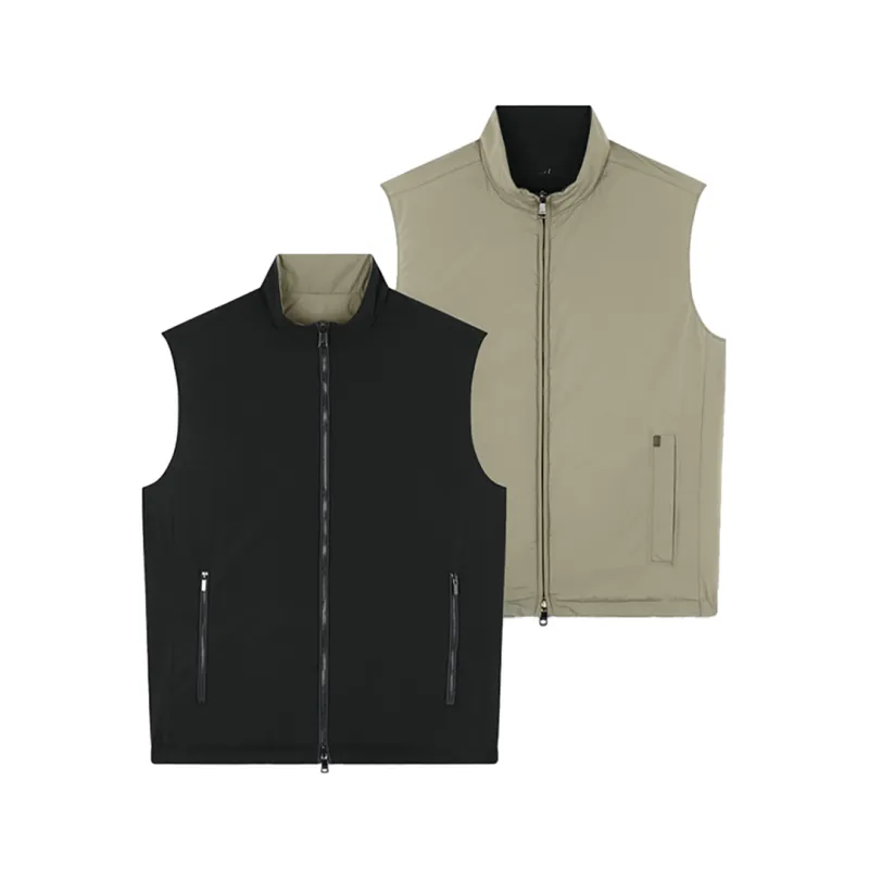 Typhoon® Platinum double face Vest, Man, Black/medium Taupe, Size: XL sold by Paul & Shark