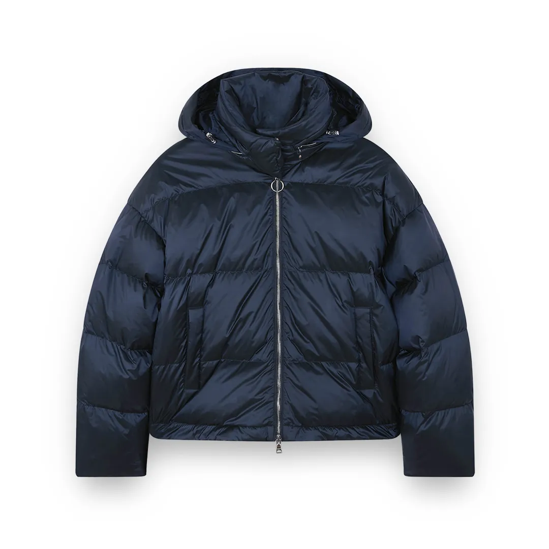 Shiny down jacket, Woman, Blue, Size: S sold by Paul & Shark