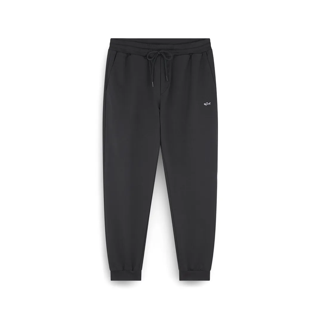 Stretch fleece cotton sport trousers, Man, Black, Size: 3XL sold by Paul & Shark