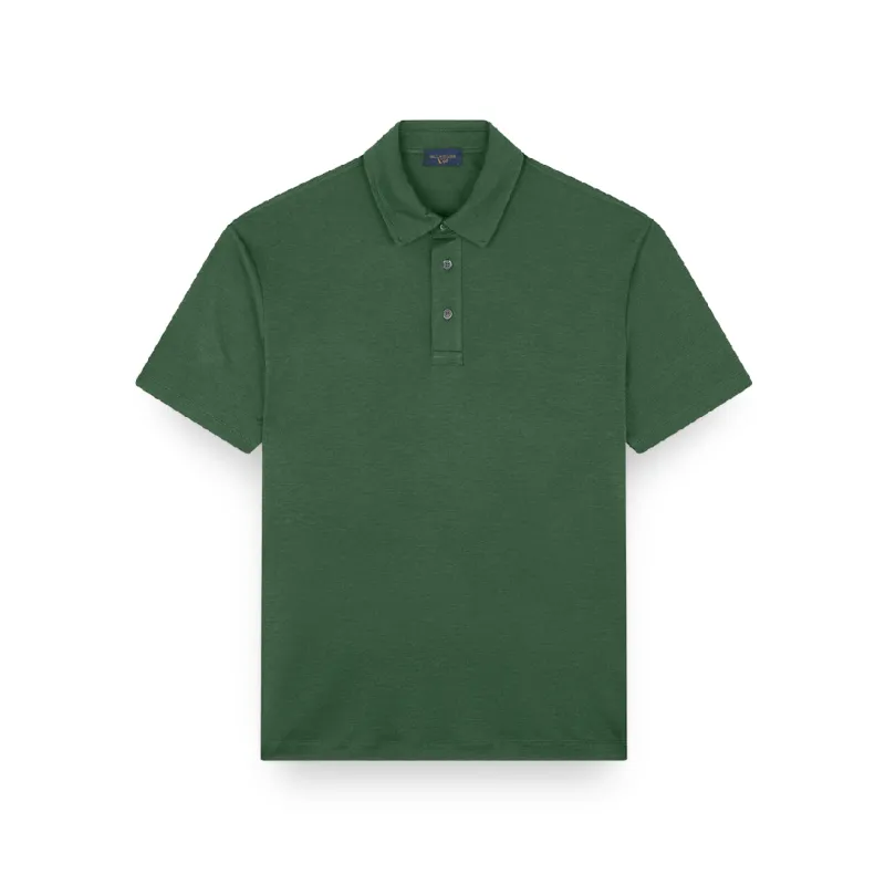 X-Soft Interlock cotton polo shirt, Man, Garden Topiary, Size: XXL sold by Paul & Shark