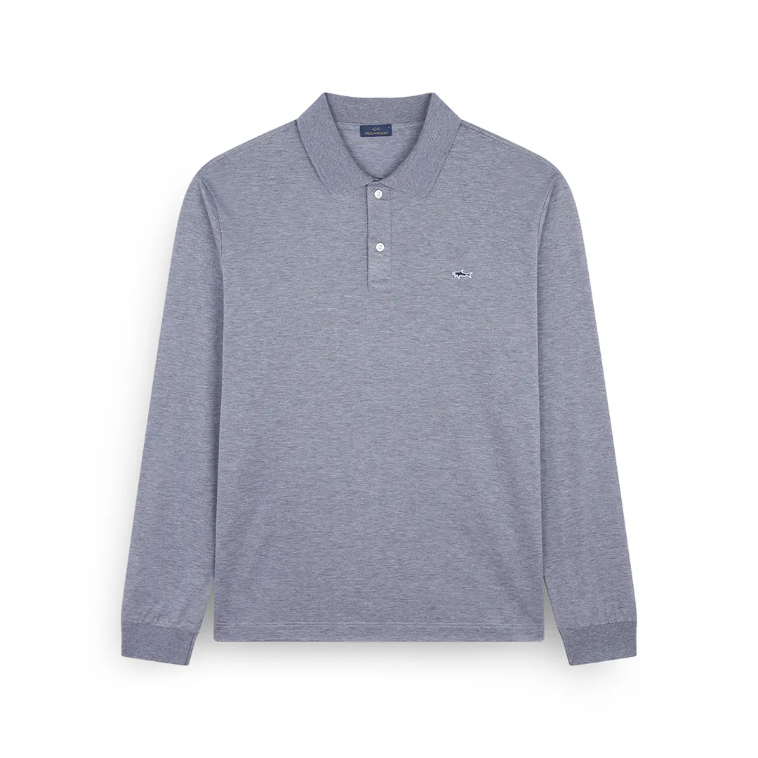 Double Piqué cotton polo, Man, Alloy, Size: XL sold by Paul & Shark