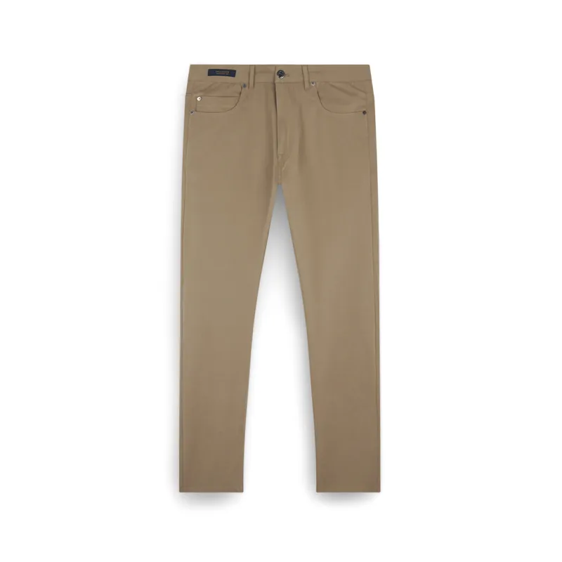 Stretch cotton 5-pocket pants, Man, Khaki, Size: 48 sold by Paul & Shark