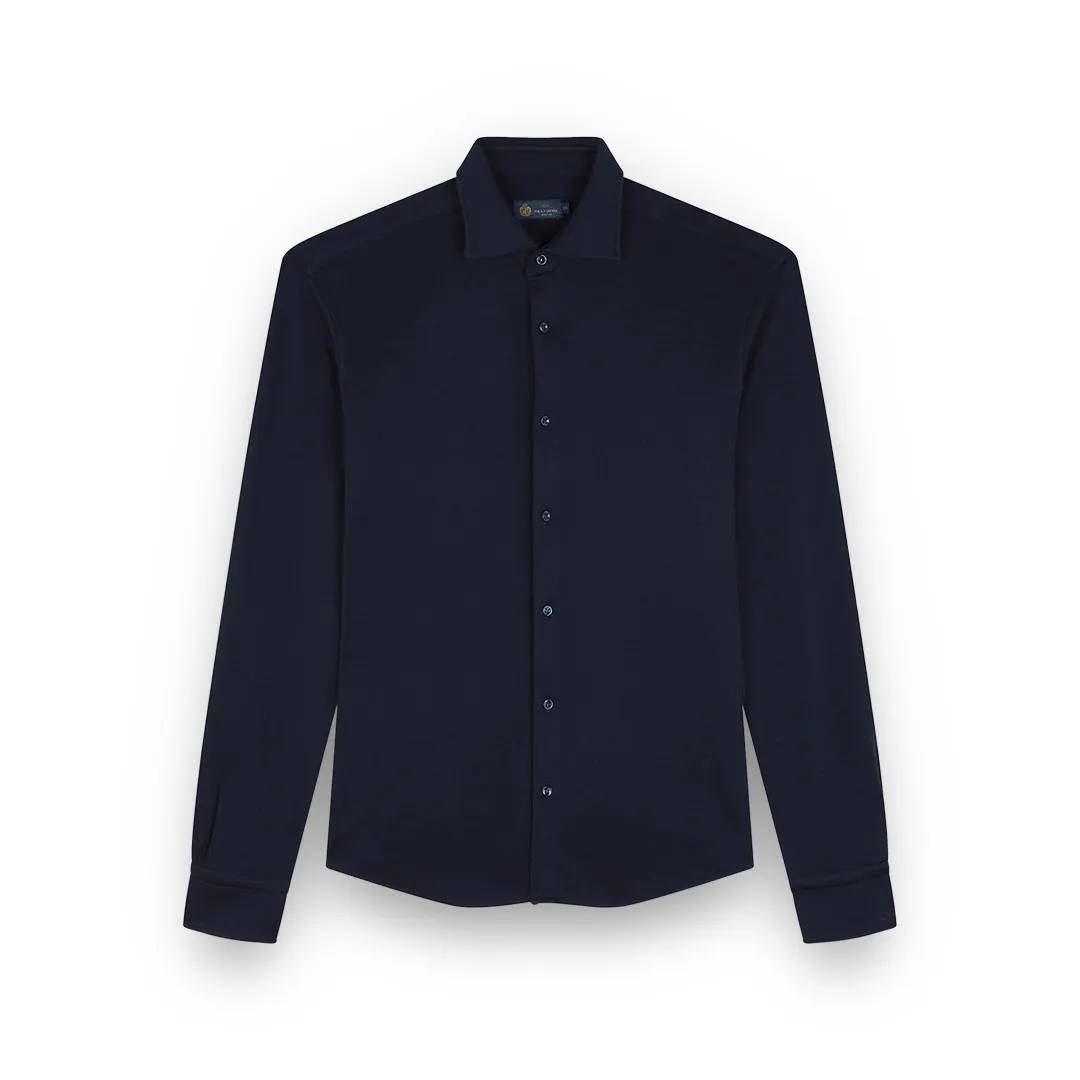 wool and silk jersey Shirt, Man, Blue, Size: 045 sold by Paul & Shark