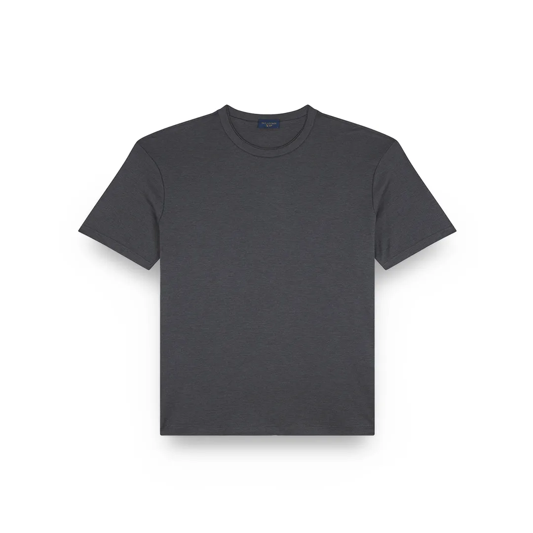 X-Soft Interlock cotton T-shirt, Man, Dark Grey, Size: M sold by Paul & Shark