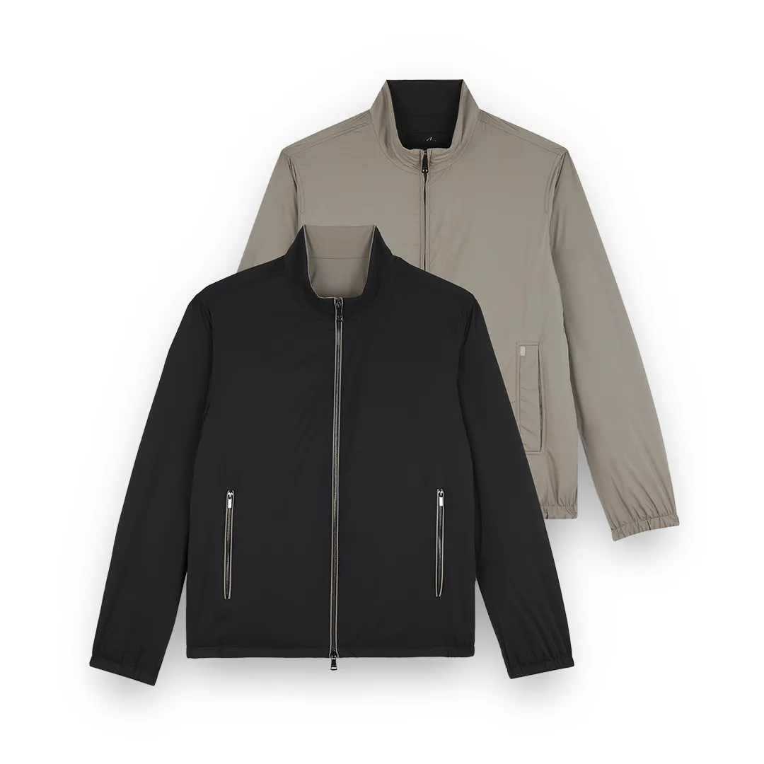 Typhoon® Platinum reversible jacket, Man, Black/medium Taupe, Size: 3XL sold by Paul & Shark