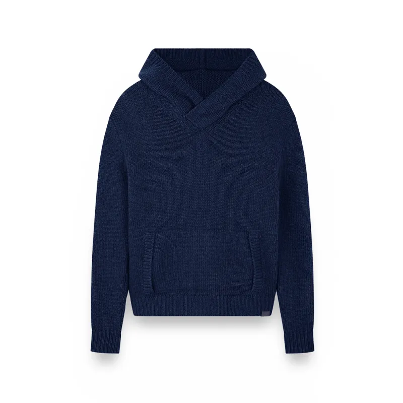 Re-Wool hoodie, Man, Blue, Size: M sold by Paul & Shark