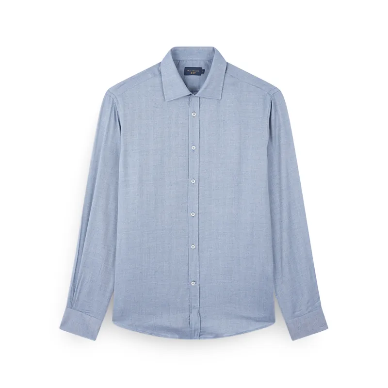 X-Soft shirt, Man, Melange Blue, Size: 042 sold by Paul & Shark