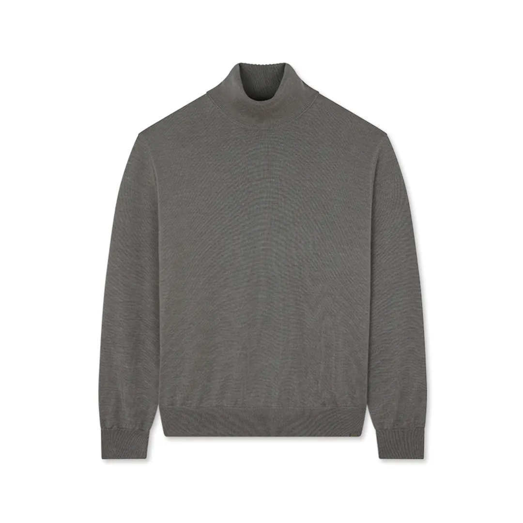 Wool and silk turtleneck sweater, Man, Sage Green, Size: 4XL sold by Paul & Shark
