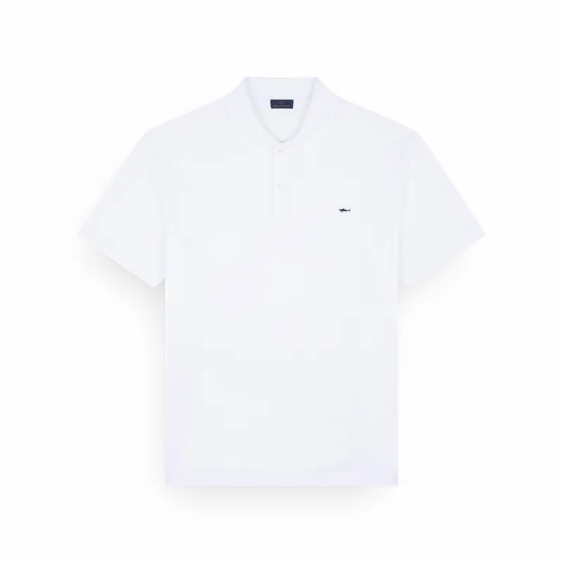 Double Piqué cotton polo, Man, White, Size: XL sold by Paul & Shark