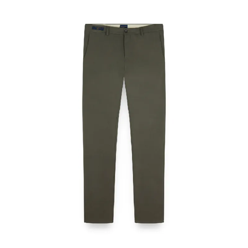 X-Soft Technical cotton chino Trousers, Man, Musk Green, Size: 50 made by Paul & Shark