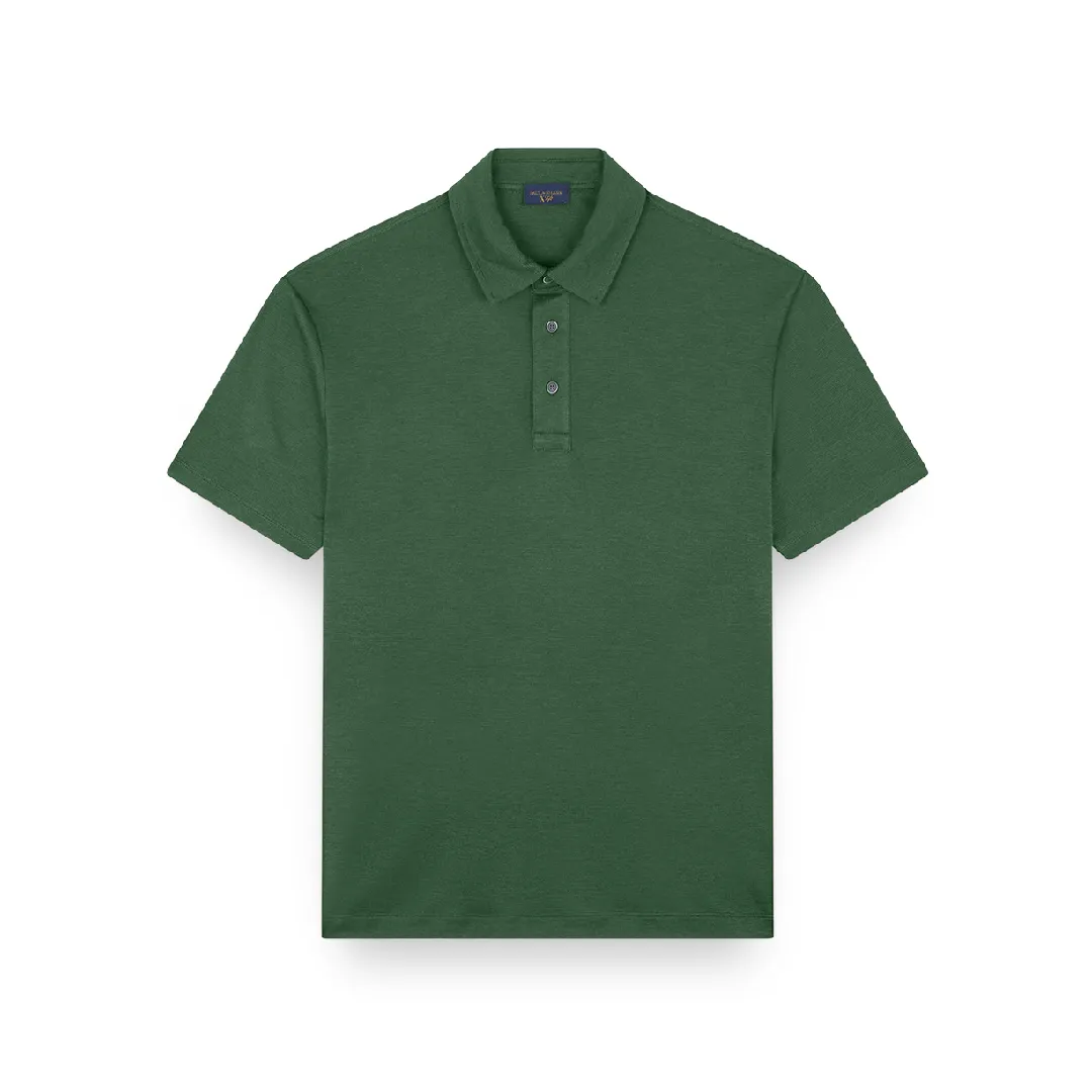 X-Soft Interlock cotton polo shirt, Man, Garden Topiary, Size: XL sold by Paul & Shark