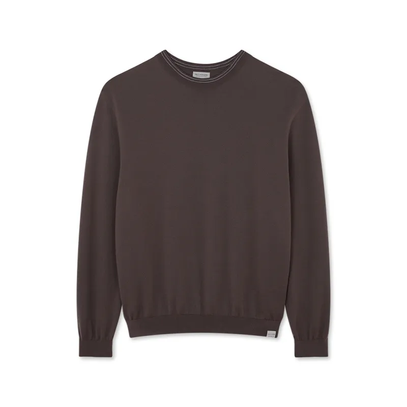 Wool and cashmere crewneck sweater, Man, Sequoia, Size: XXL made by Paul & Shark