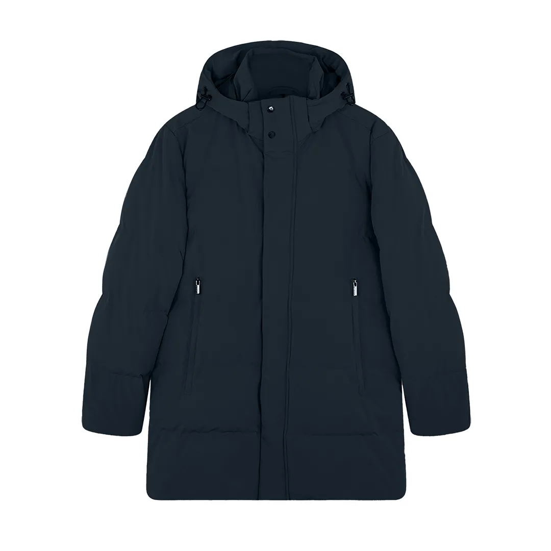 Typhoon® Re-4X4 Stretch long quilted jacket, Man, Blue, Size: L sold by Paul & Shark