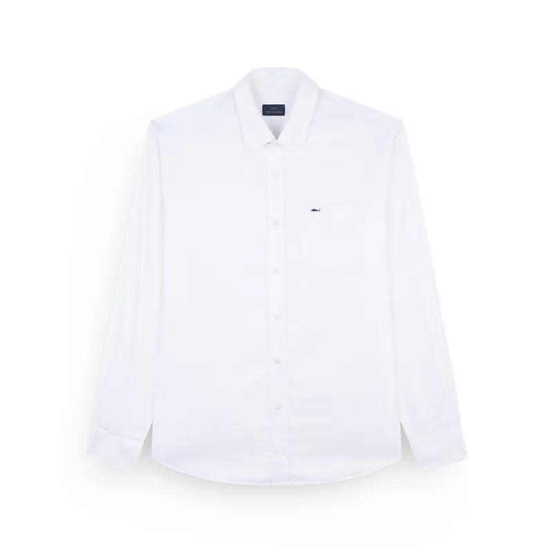 Oxford cotton shirt, Man, White, Size: 038 sold by Paul & Shark