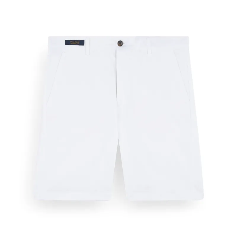 Stretch cotton Bermuda shorts, Man, White, Size: 48 sold by Paul & Shark