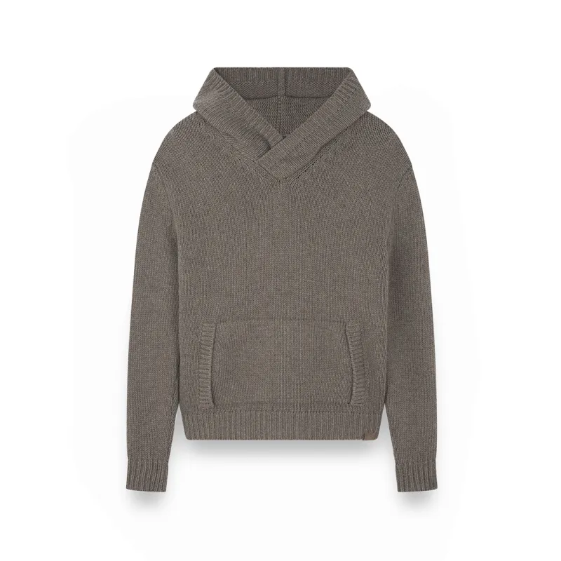 Re-Wool hoodie, Man, Mulch, Size: XL sold by Paul & Shark