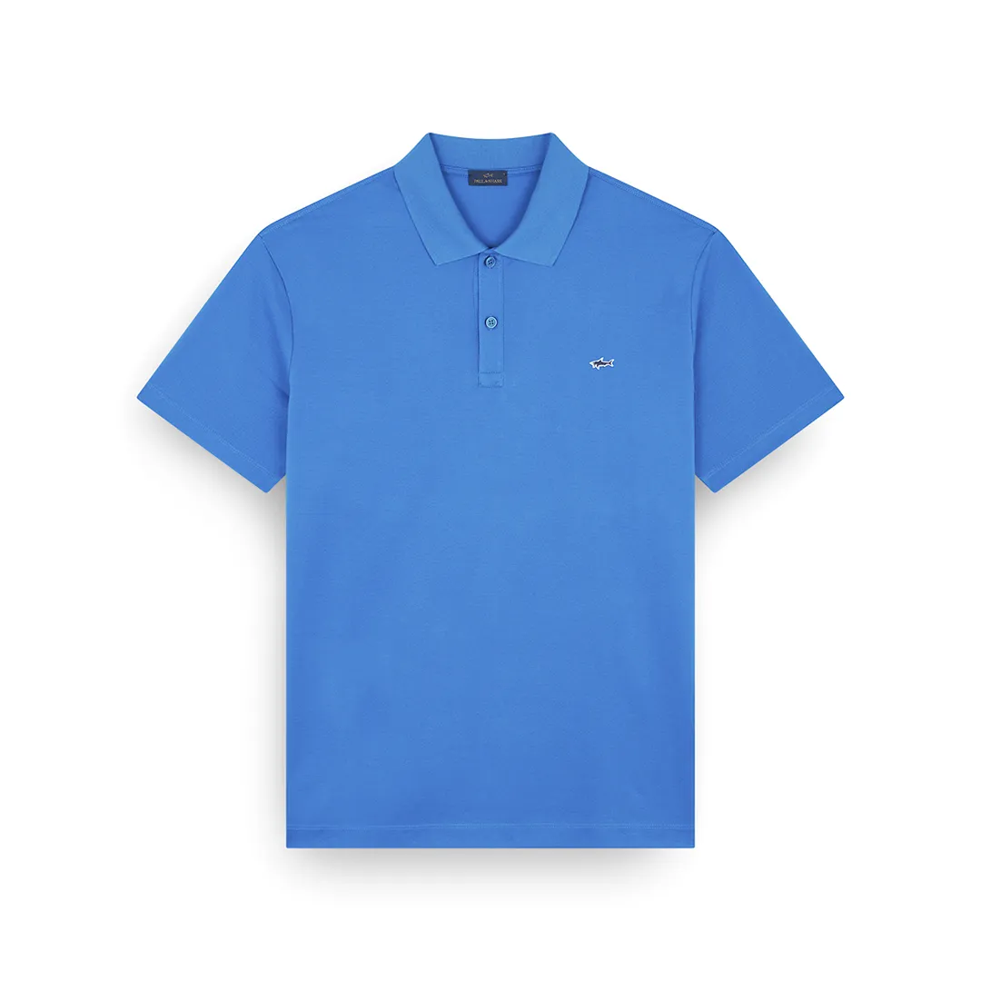 Double Piqué cotton polo, Man, Imperial Blue, Size: XL sold by Paul & Shark