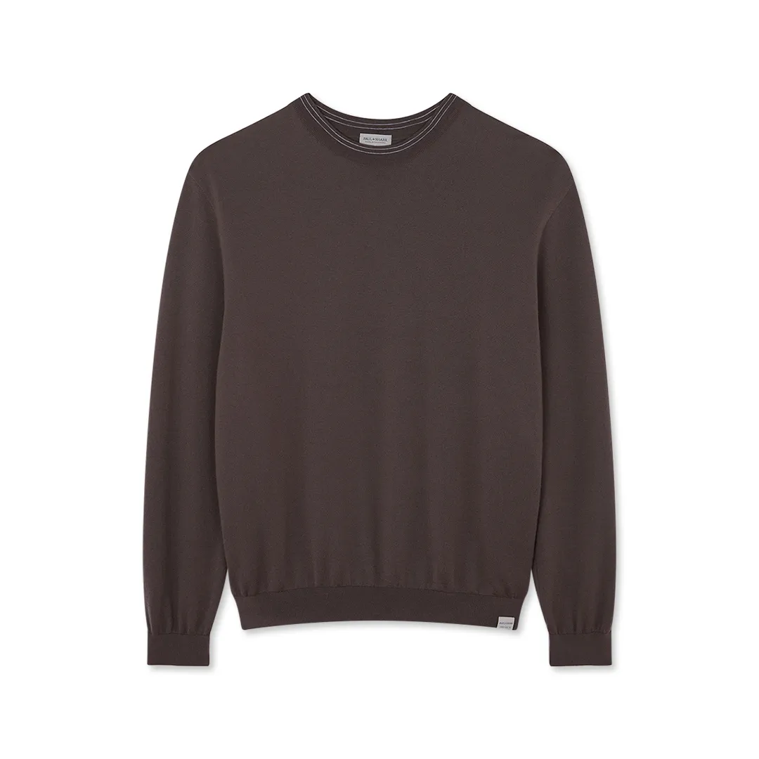 Wool and cashmere crewneck sweater, Man, Sequoia, Size: S sold by Paul & Shark