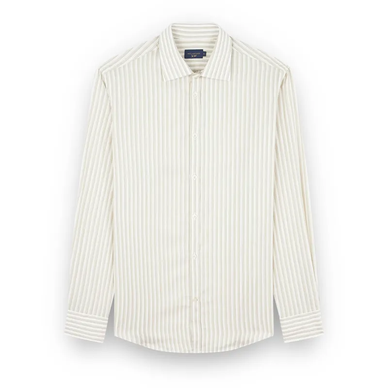 X-Soft shirt with striped pattern, Man, Stripes Cream Beige, Size: 043 sold by Paul & Shark