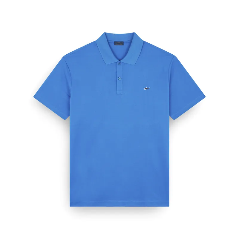 Double Piqué cotton polo, Man, Imperial Blue, Size: M sold by Paul & Shark