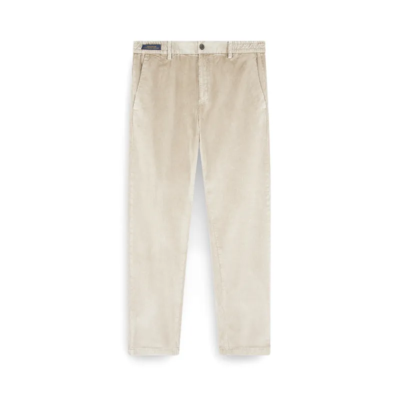 Velvet chino Trousers, Man, Almond, Size: 54 sold by Paul & Shark
