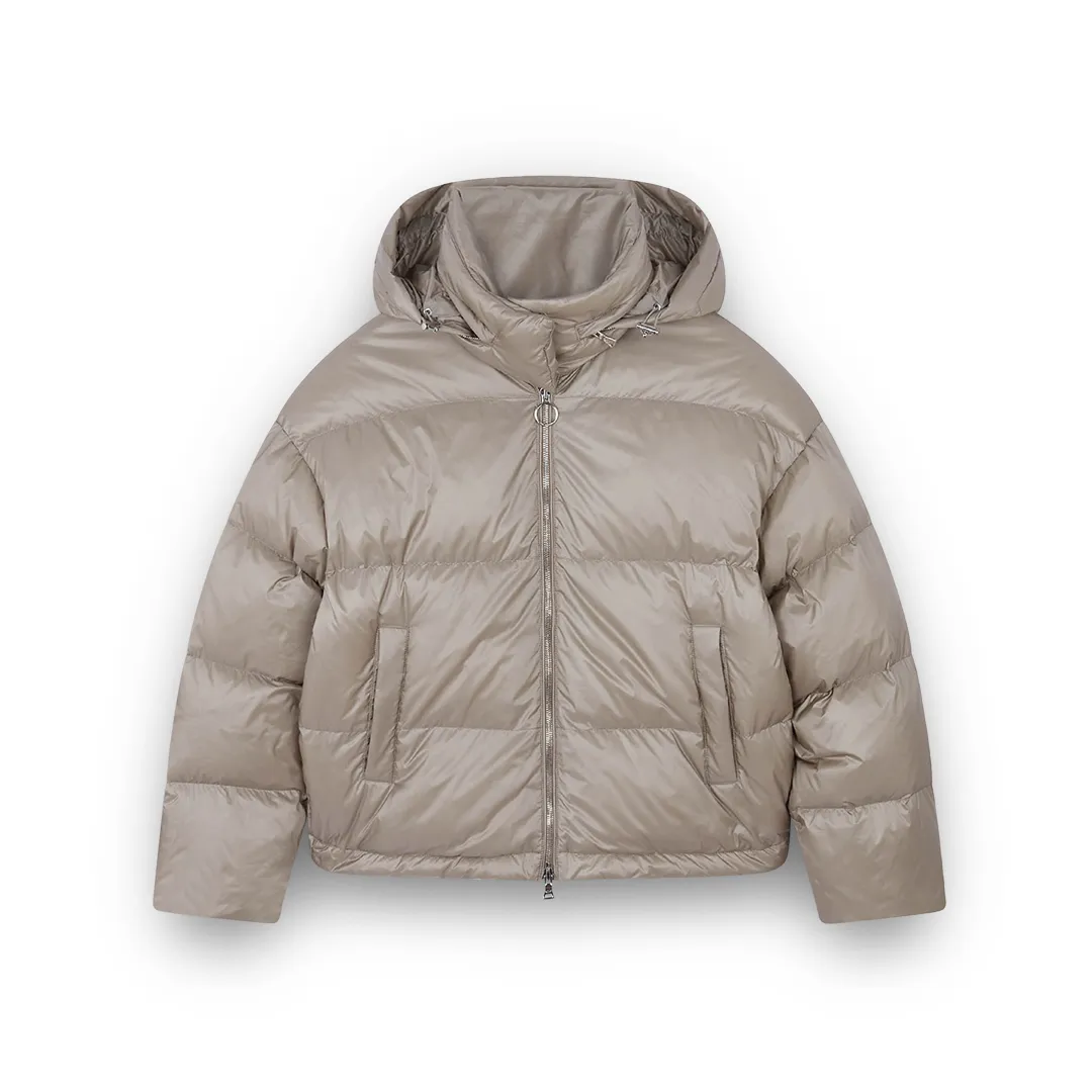 Shiny down jacket, Woman, Atmosphere Beige, Size: XS sold by Paul & Shark