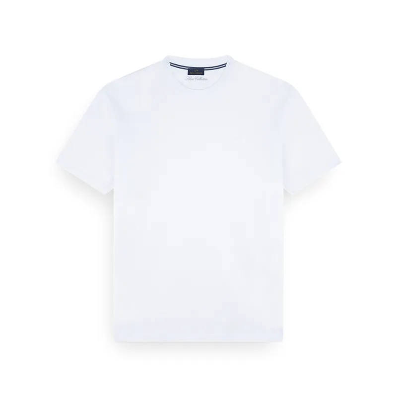 Cotton jersey T-shirt with Shark Fin embroidery, Man, White, Size: XXL sold by Paul & Shark