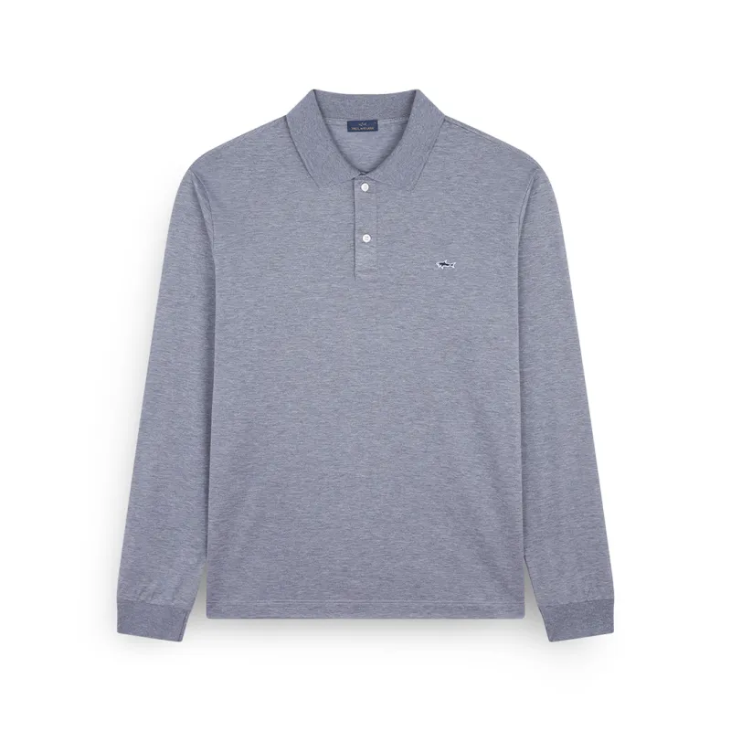 Double Piqué cotton polo, Man, Alloy, Size: S sold by Paul & Shark