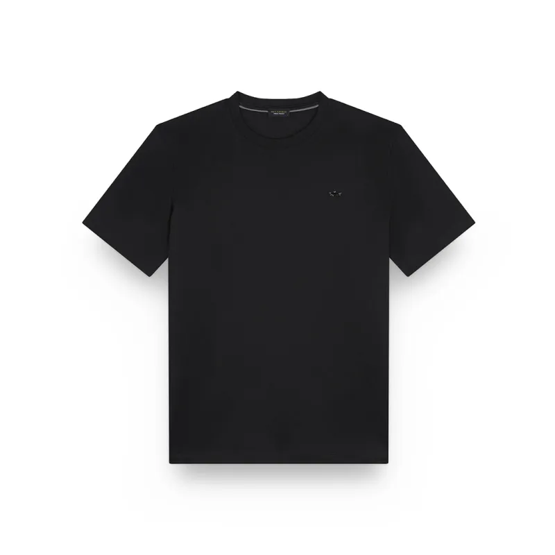 Aqua Touch cotton T-shirt, Man, Black Beauty-ruthenium, Size: S sold by Paul & Shark