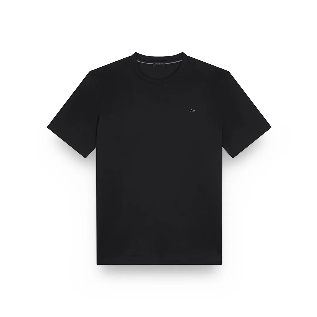 Aqua Touch cotton T-shirt, Man, Black Beauty-ruthenium, Size: S sold by Paul & Shark
