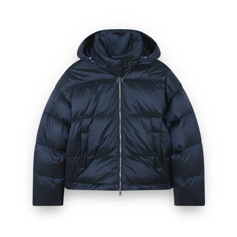 Shiny down jacket, Woman, Blue, Size: XS sold by Paul & Shark