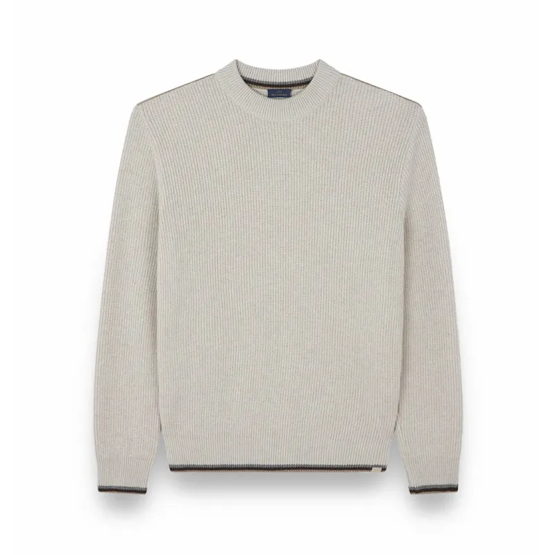 Re-Wool crewneck sweater, Man, Light Beige, Size: XL sold by Paul & Shark
