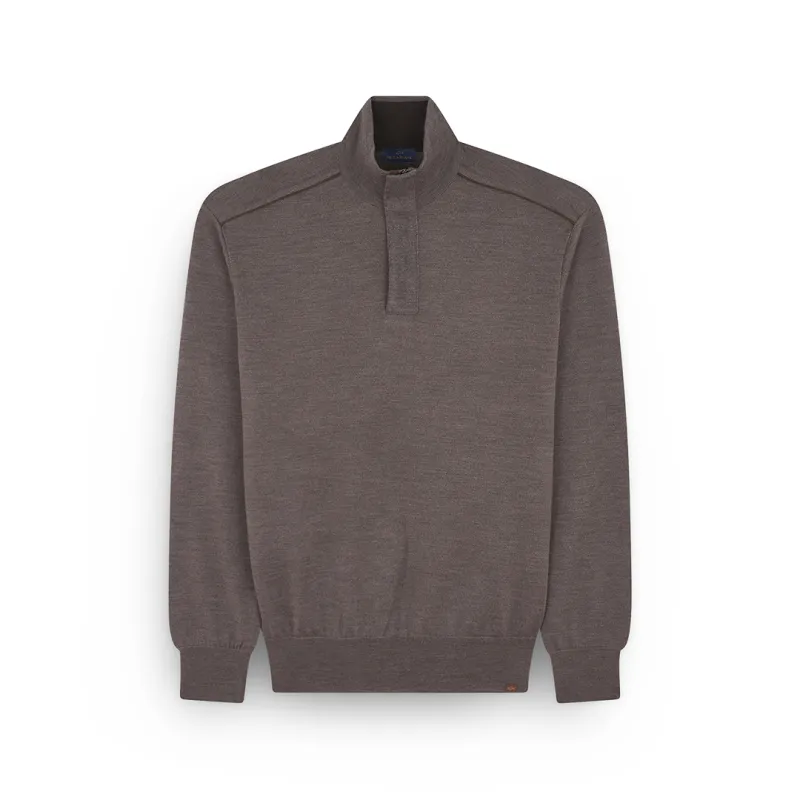 Merino Extrafine half zip sweater, Man, Falcon, Size: XL sold by Paul & Shark