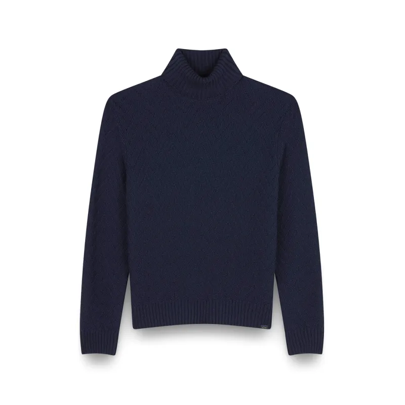 Merino Wool turtleneck sweater, Man, Blue, Size: 3XL sold by Paul & Shark