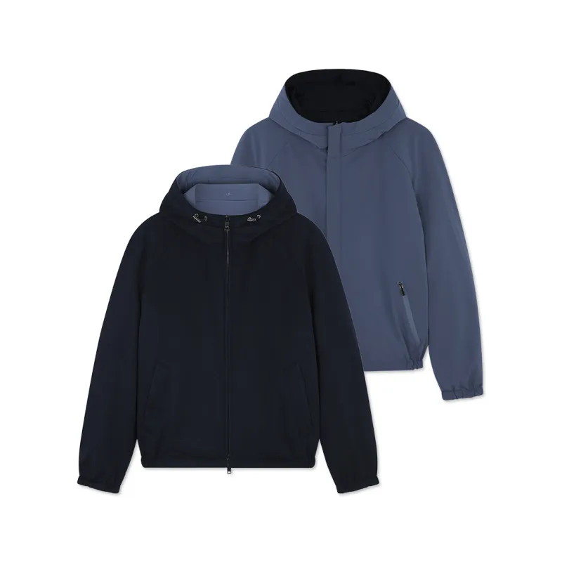 Reversible jacket in cashmere and Typhoon®, Man, Blue/airforce Blue, Size: L sold by Paul & Shark
