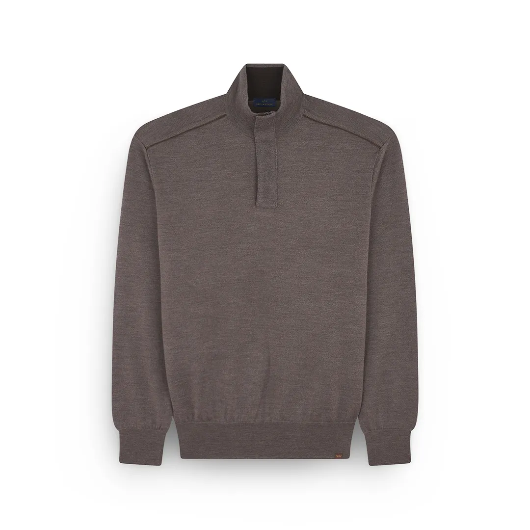 Merino Extrafine half zip sweater, Man, Falcon, Size: 3XL sold by Paul & Shark